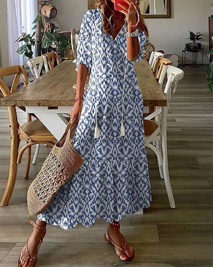 Isla | Stylish Bohemian Midi Dress