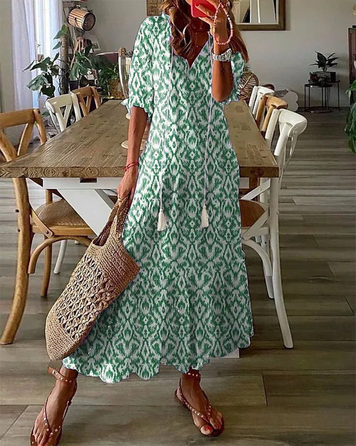 Isla | Stylish Bohemian Midi Dress