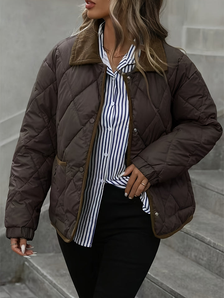 Rosalind | Quilted Diamond Padded Jacket