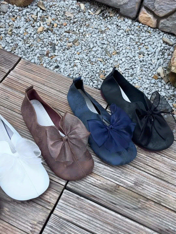 Charlotte | Bow Accent Comfort Loafers