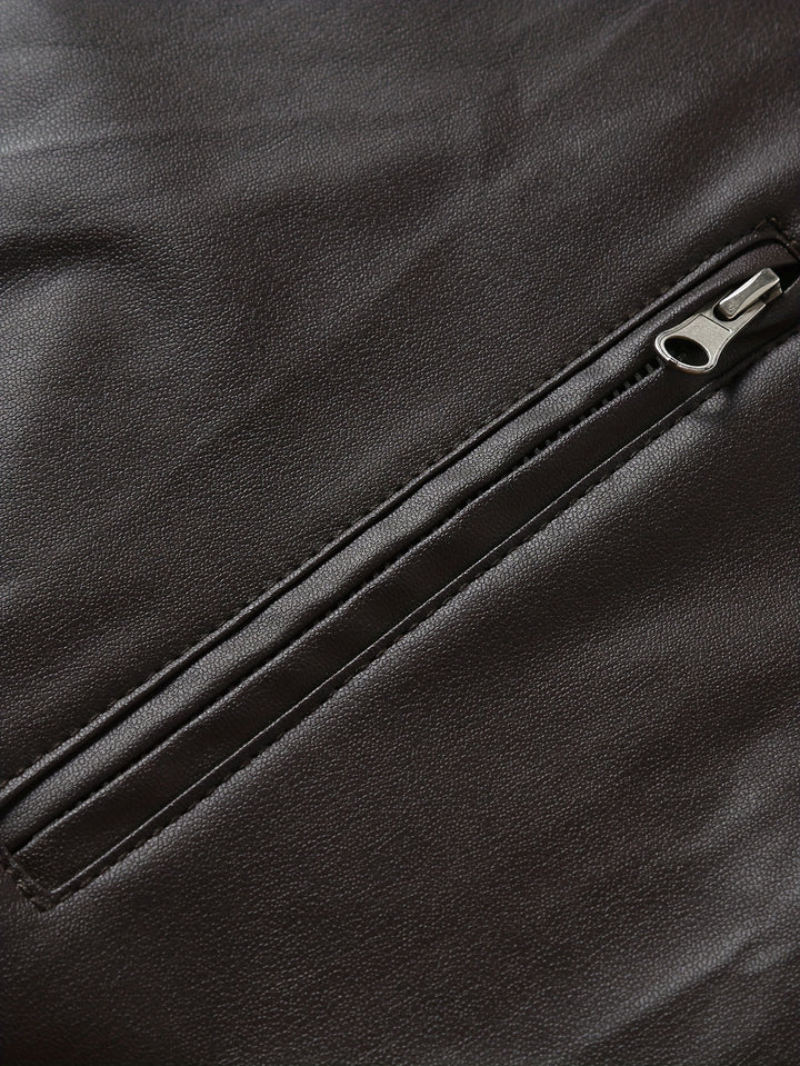 Marcus | Stand-Collar Moto Jacket