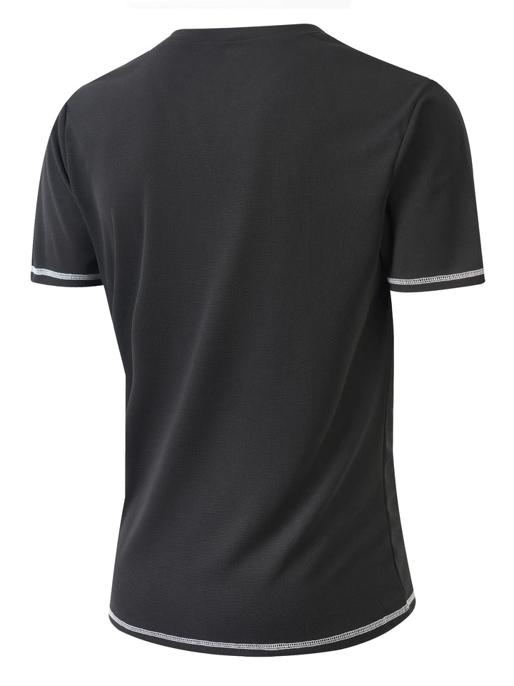 Sawyer | Textured Short Sleeve Henley
