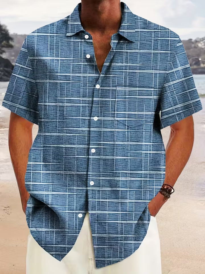 Tyler | Classic Button Short Sleeve Summer Shirt