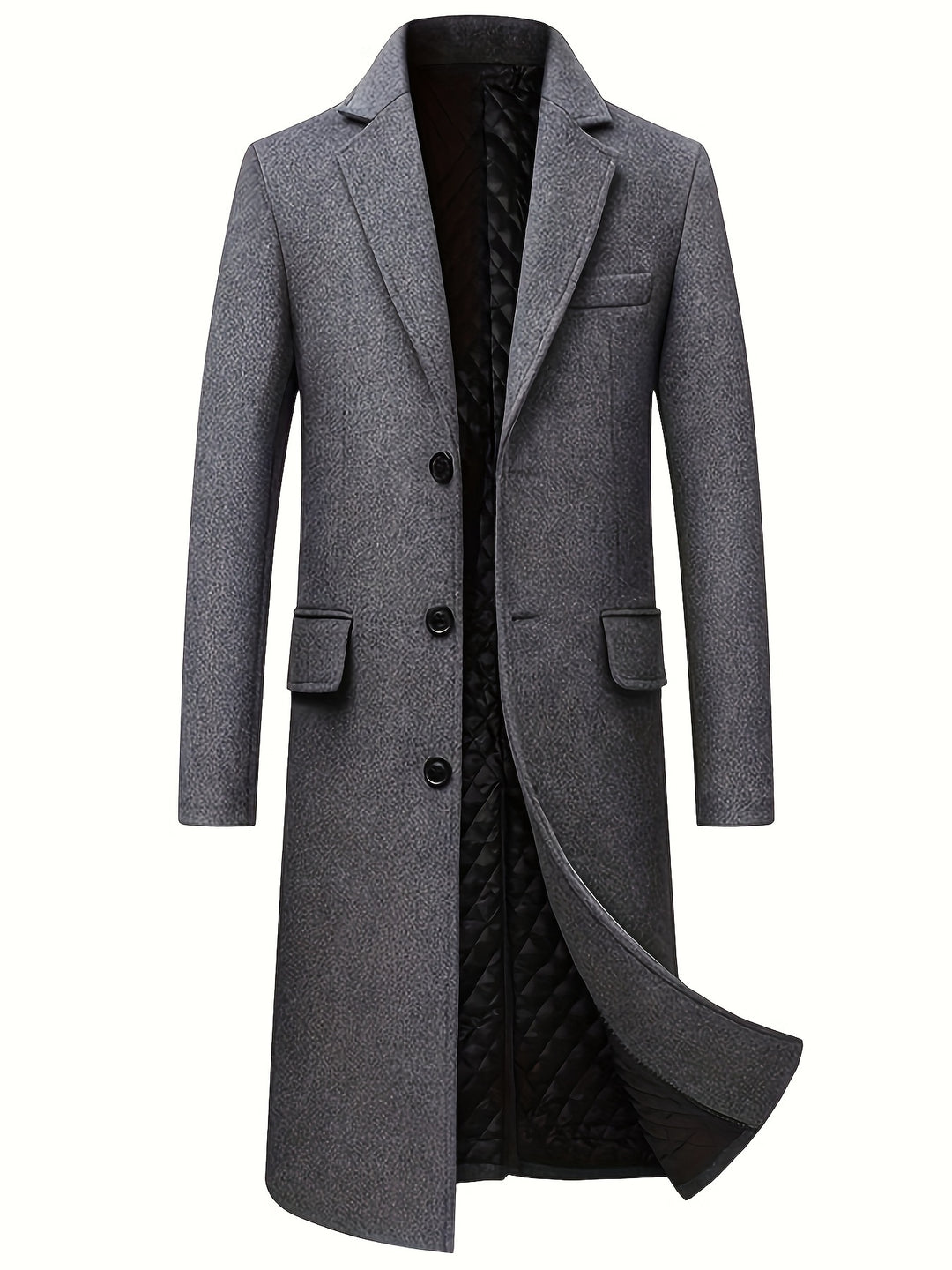 Winston | Tailored Long Overcoat