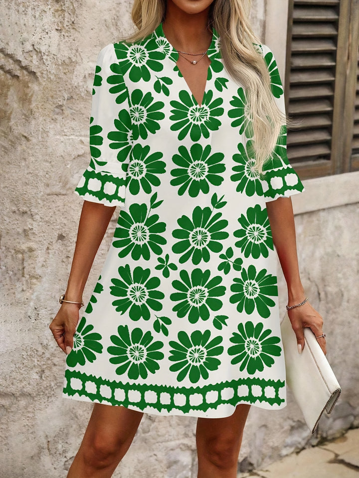 Fiona | Blossom Print Mini Dress
