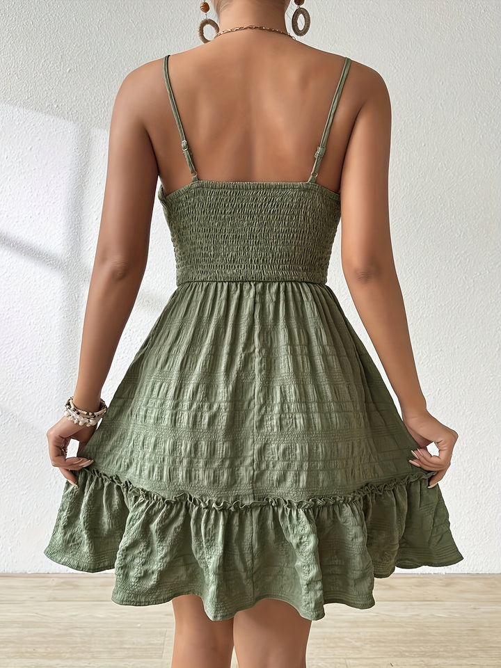 Sienna | Ruffle Hem Mini Dress