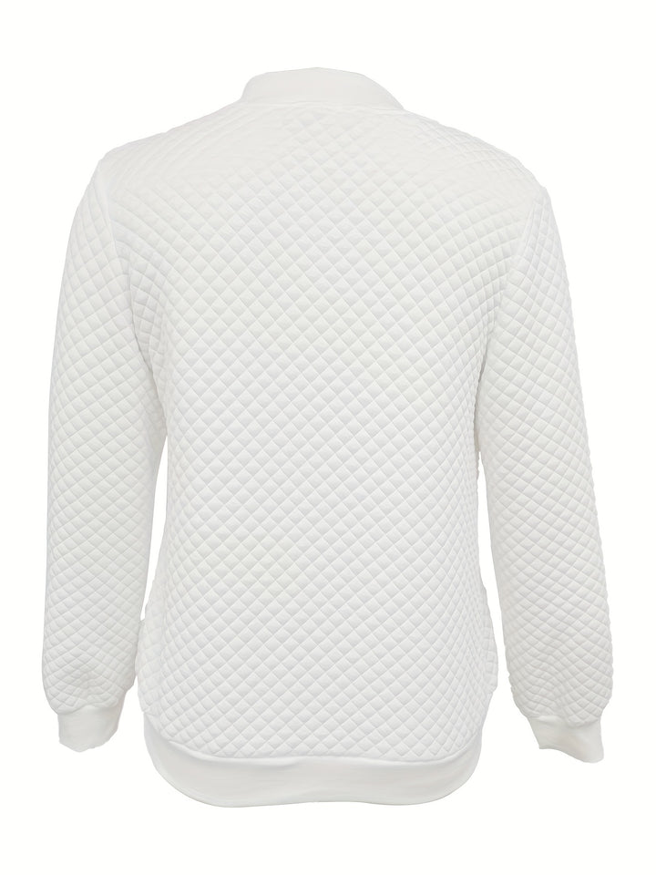 Rowena | Textured Zip-Front Jacket