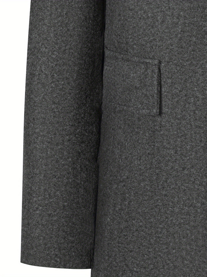 Gerald | Refined Single-Breasted Overcoat