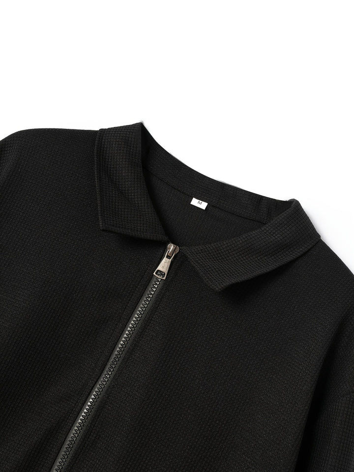 Wesley | Textured Full-Zip Jacket