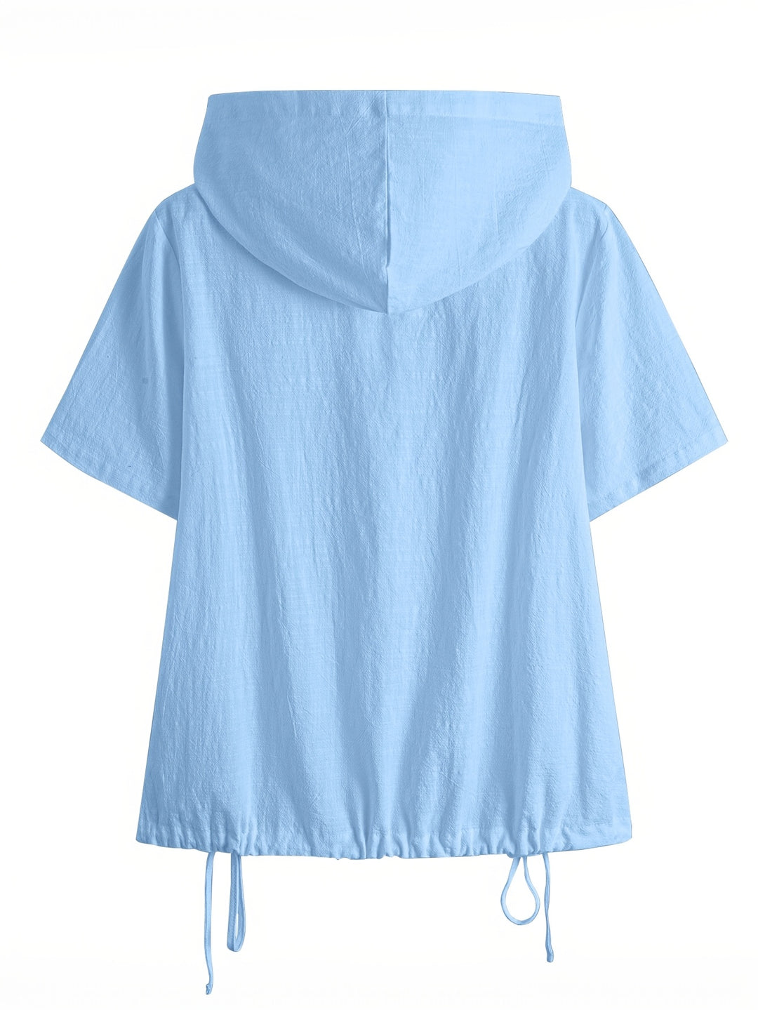 Lena | Relaxed Hooded Drawstring Top