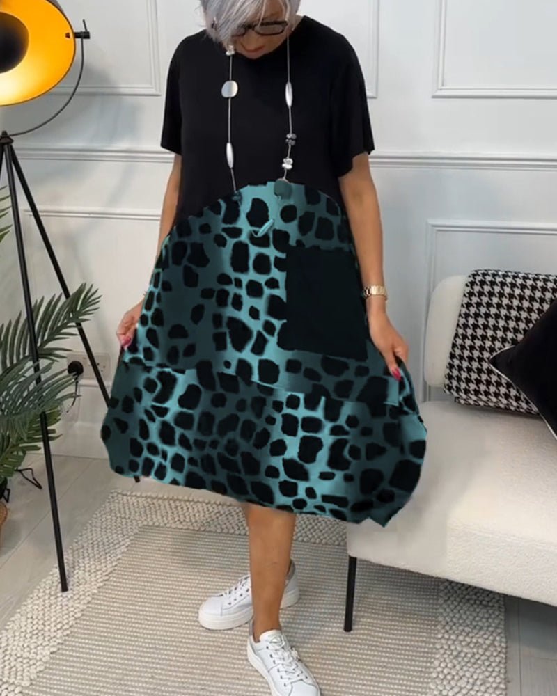 Stephanie | Flowing Silhouette Dress