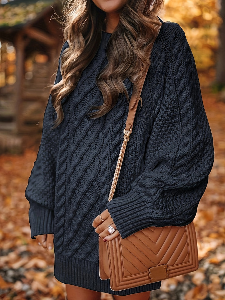Tessa | Cable-Knit Sweater Dress