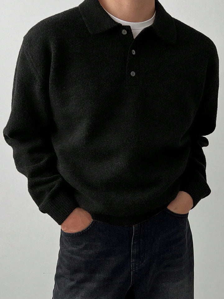 Rowan | Polo Collar Knit Sweater
