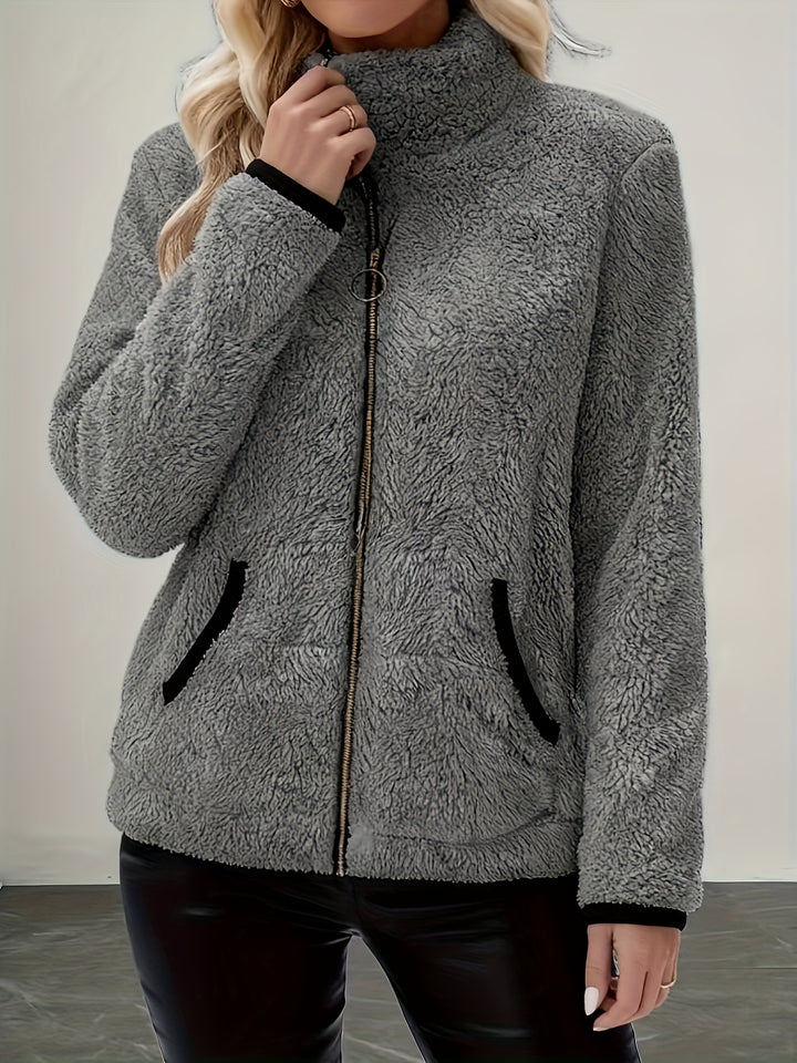 Marion | Cosy Plush Zip-Up Jacket