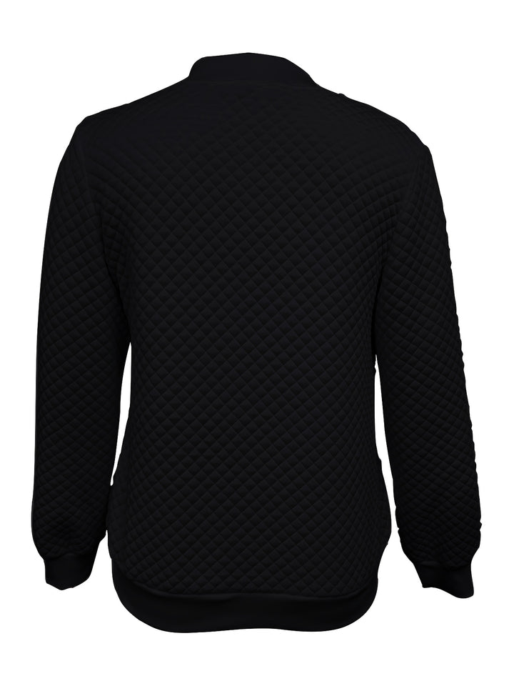 Rowena | Textured Zip-Front Jacket
