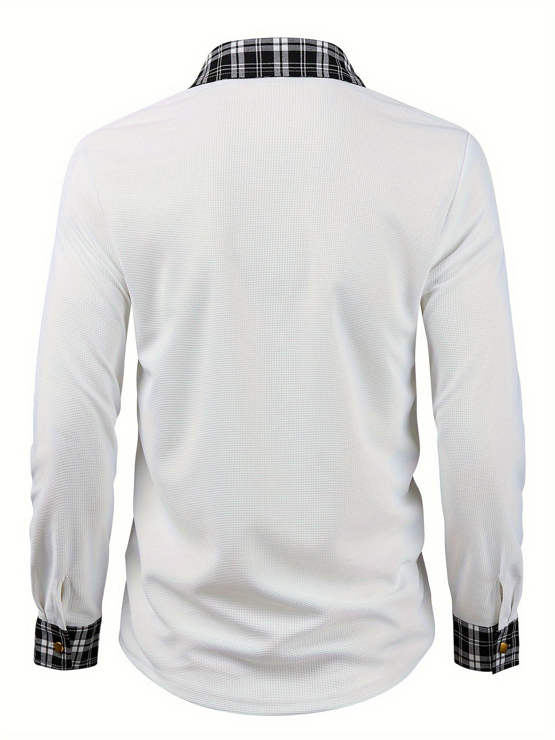 Desmond | Textured Contrast-Trim Shirt