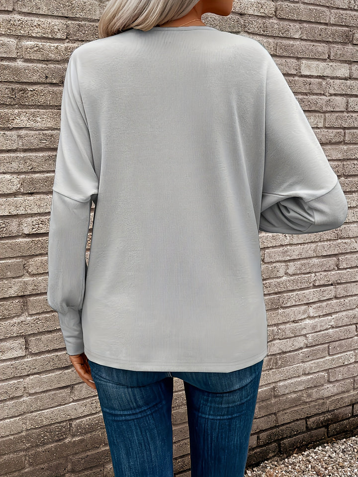 Rebecca | Relaxed Everyday Long-Sleeve Top