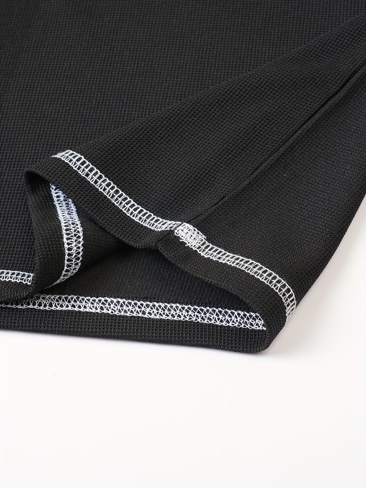 Sawyer | Textured Short Sleeve Henley