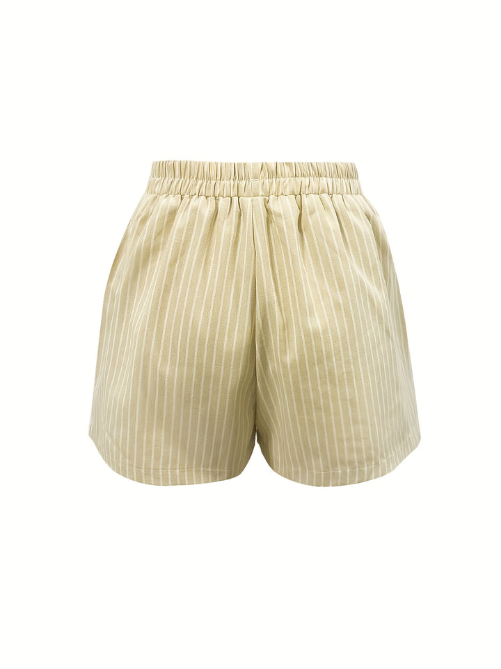 Clara | Relaxed Striped Summer Shorts