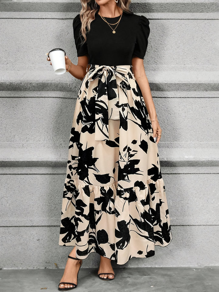 Elena | Floral Print Maxi Dress