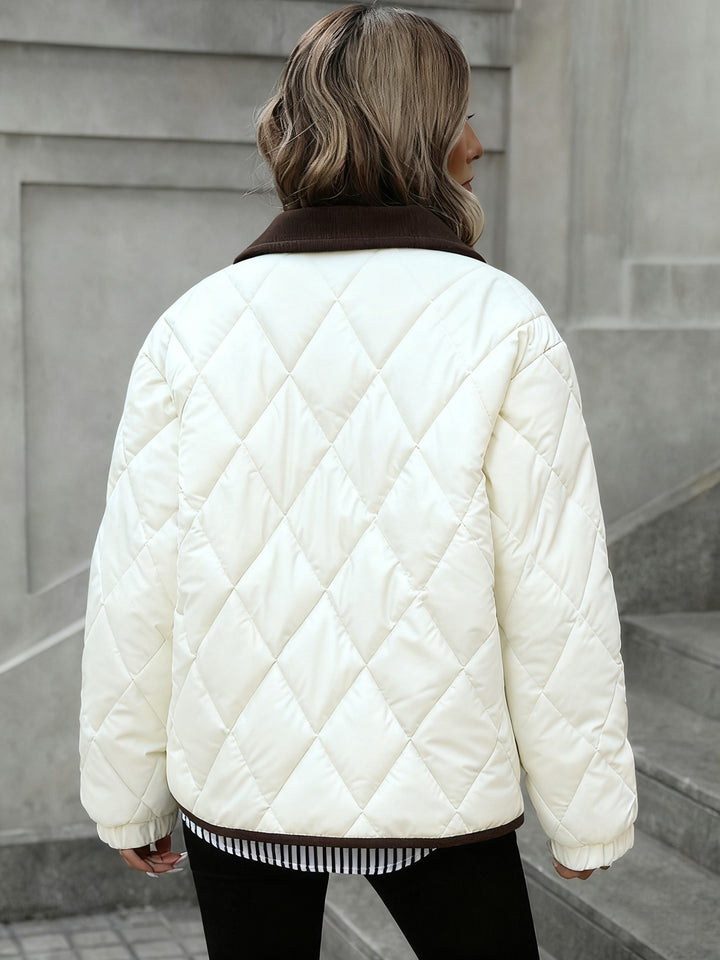 Rosalind | Quilted Diamond Padded Jacket