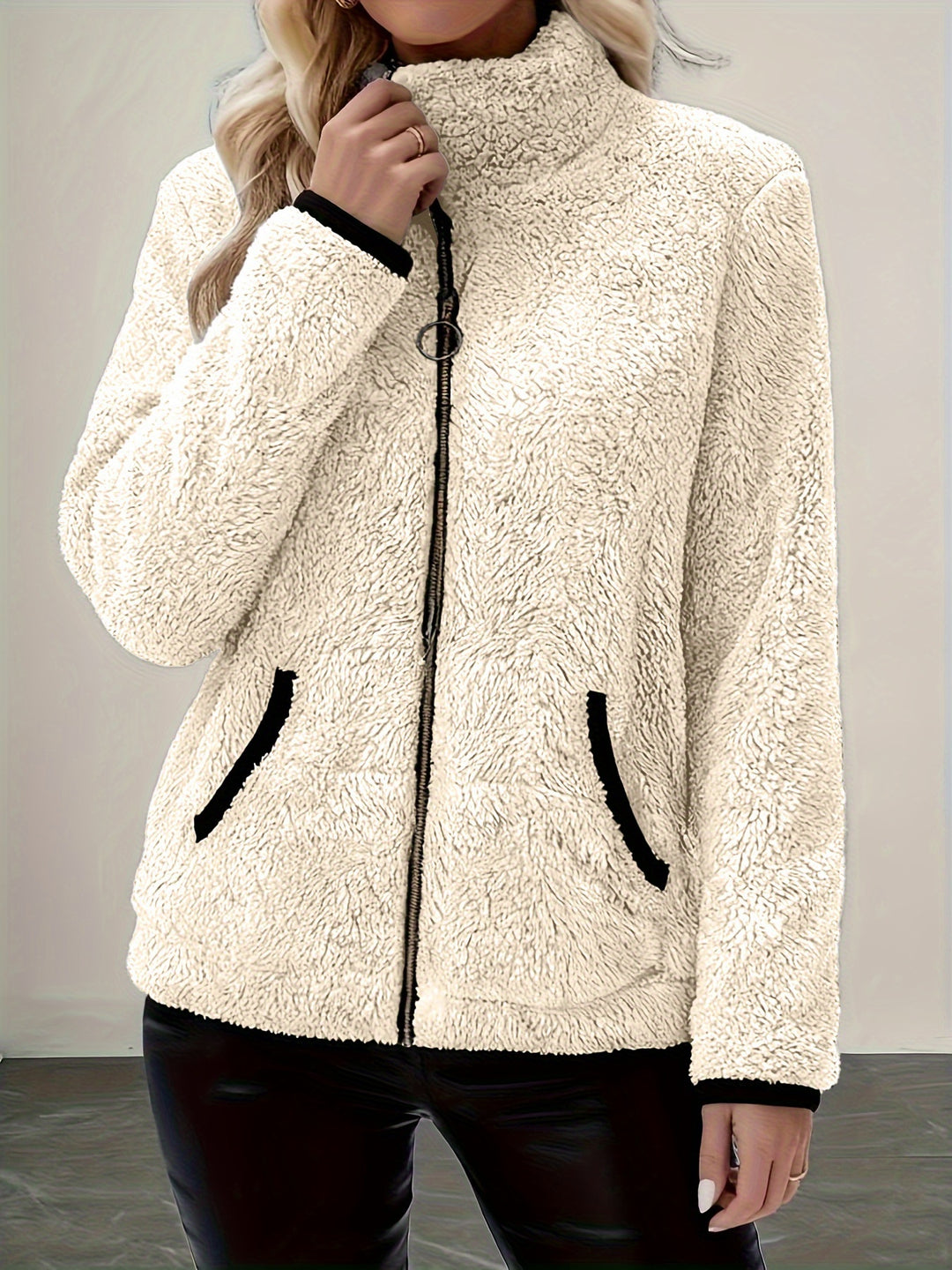 Marion | Cosy Plush Zip-Up Jacket