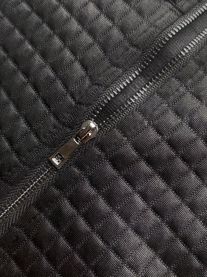 Paige | Textured Quarter-Zip Pullover