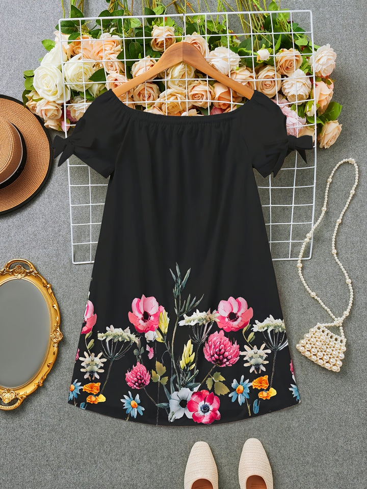 Claire | Floral Off-Shoulder Mini Dress