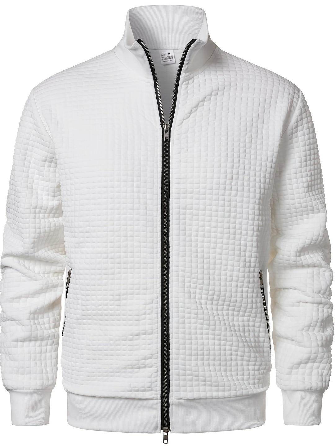 Sullivan | Textured Stand-Collar Zip Jacket