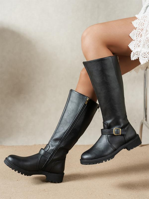 Lanna | Stylish Vintage Low Heel Boots