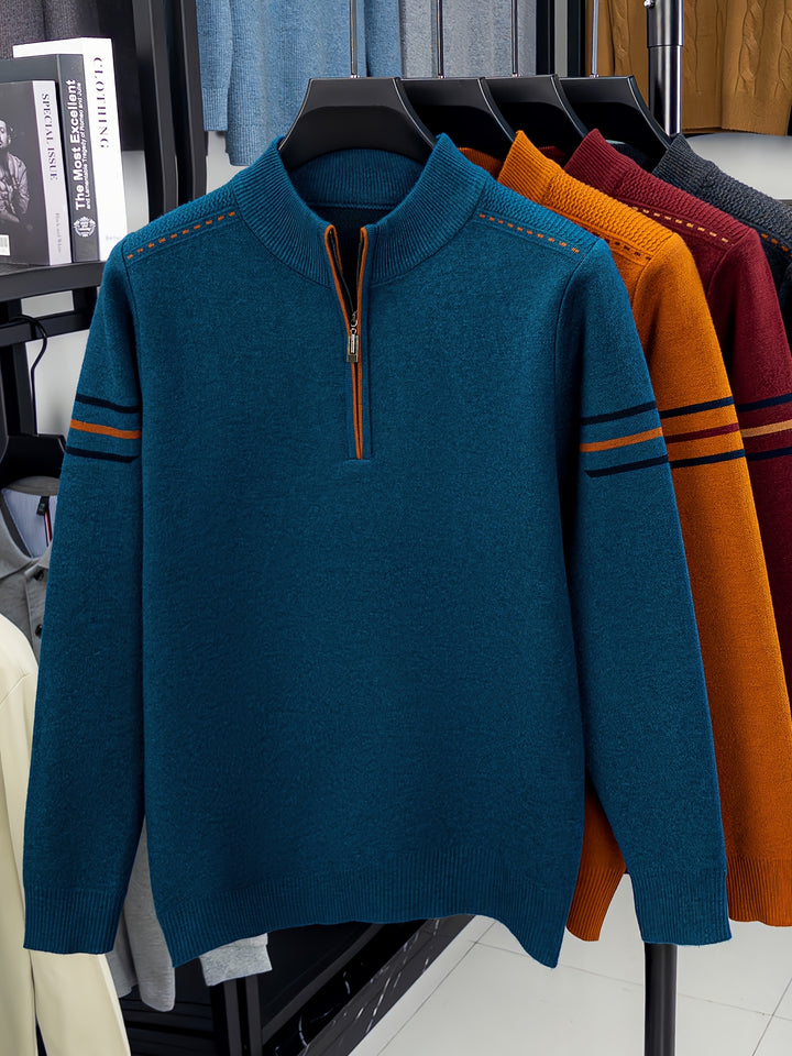 Malcolm | Half-Zip Knit Sweater