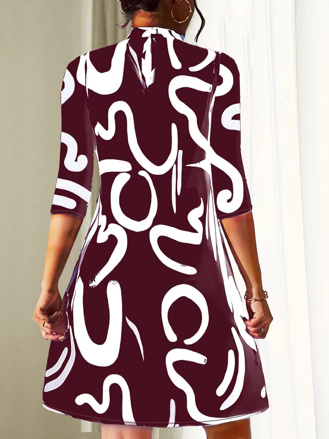 Jessica | Elegant Round Neck Dress