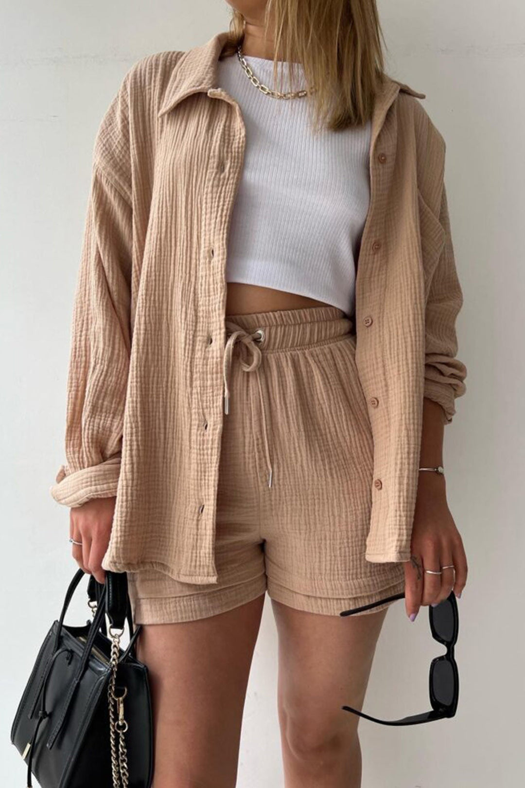 Aurora | Stylish Cardigan and Short Set