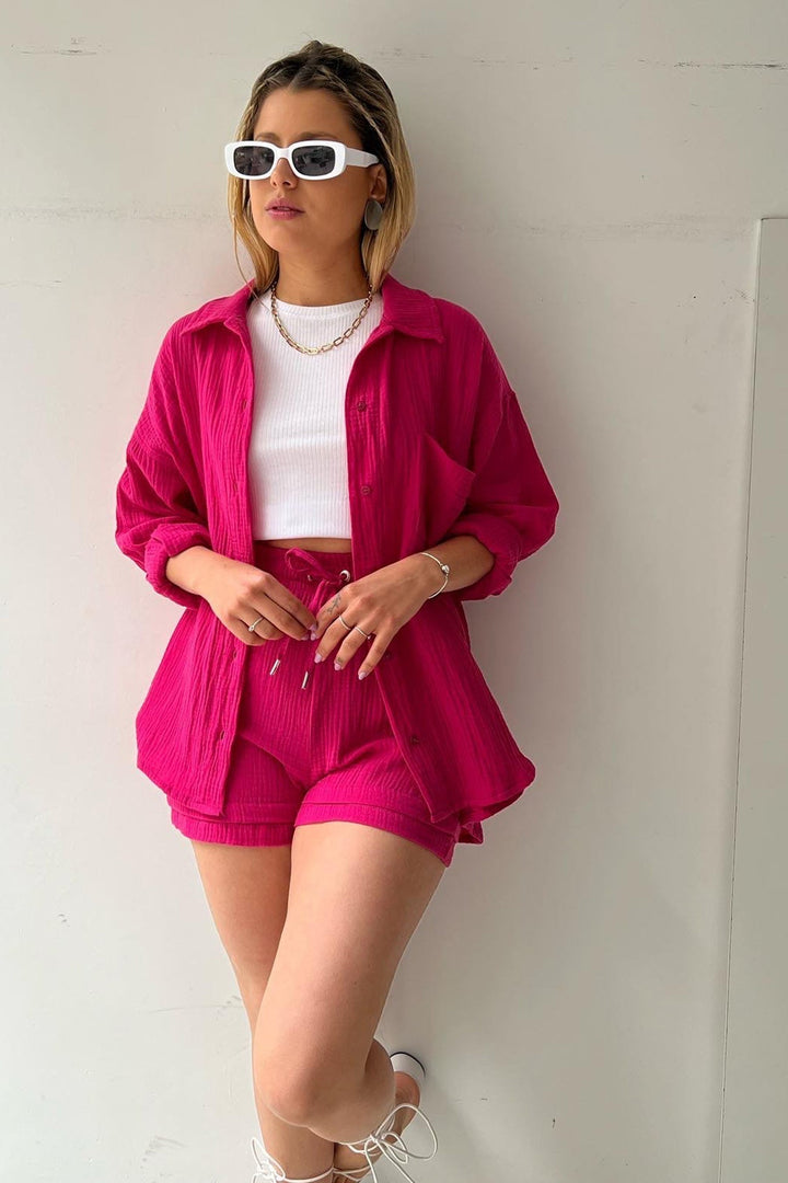 Aurora | Stylish Cardigan and Short Set