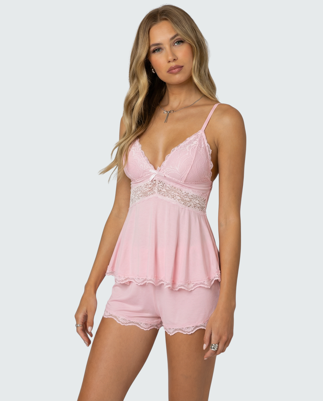Annelise | Delicate Lace Two-Piece Set