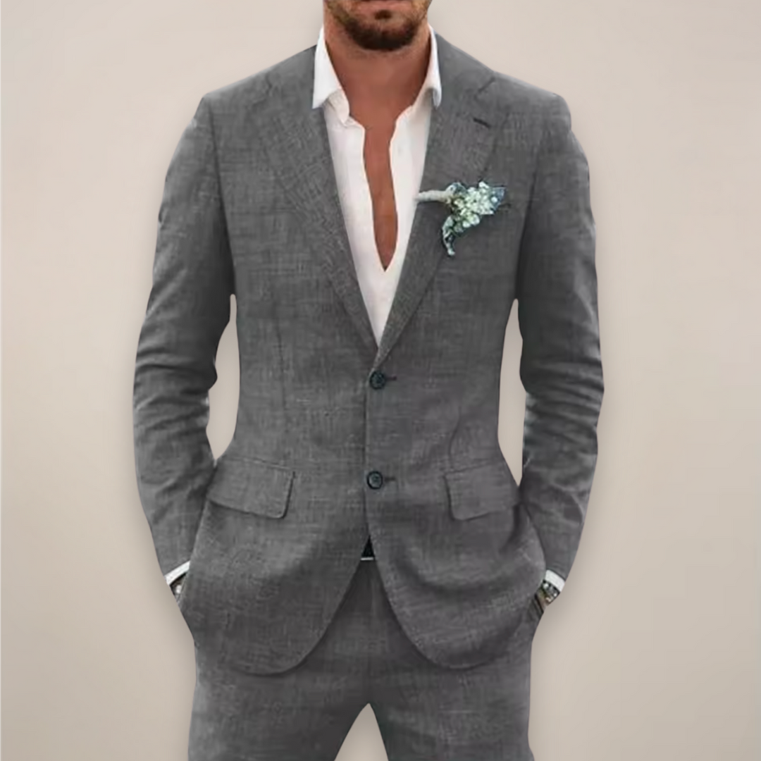 Rutherford | Refined Single-Breasted Two-Piece Set
