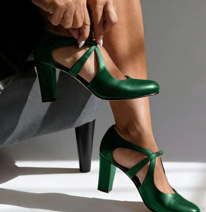 Victoria | Classic Strap Heels