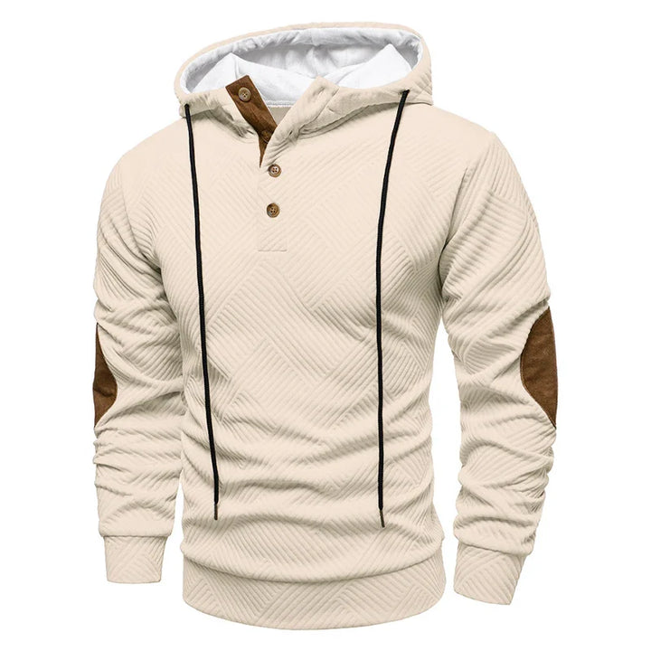 Stellan | Stylish Button Up Hooded Sweater