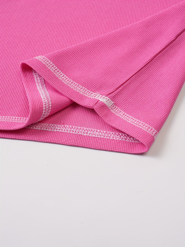 Sawyer | Textured Short Sleeve Henley