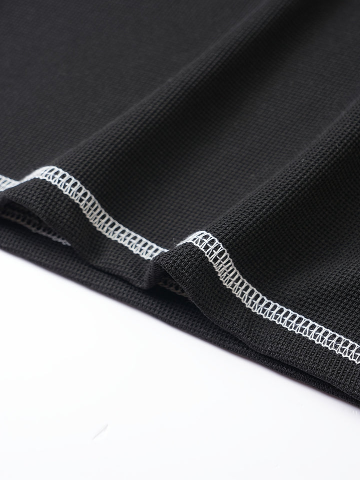 Sawyer | Textured Short Sleeve Henley