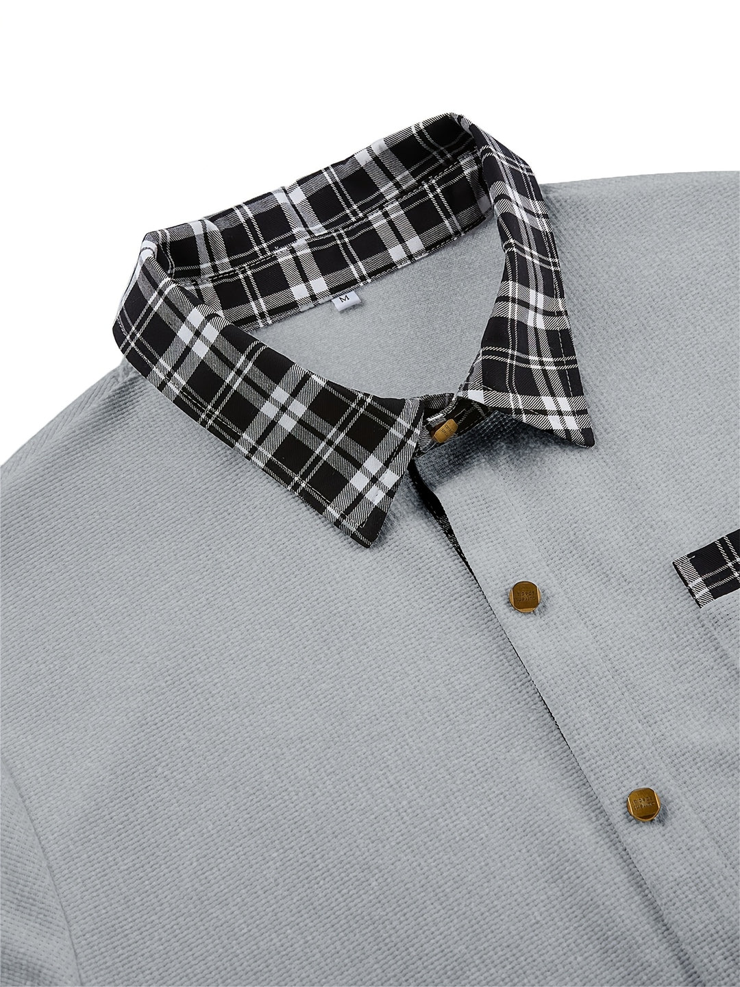Desmond | Textured Contrast-Trim Shirt