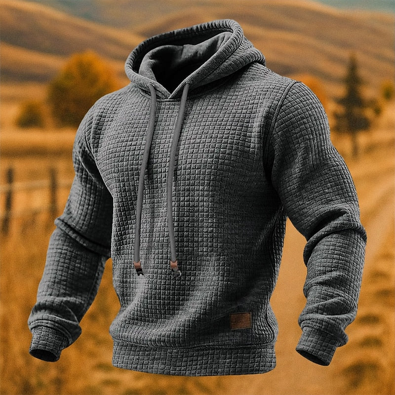 Foster | Textured Pullover Hoodie