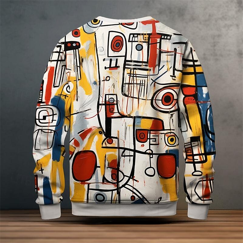 Jonah | Abstract Art Crew Neck Sweatshirt