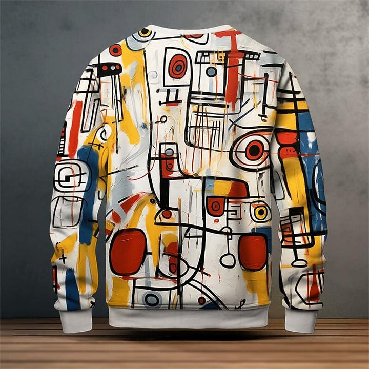 Jonah | Abstract Art Crew Neck Sweatshirt