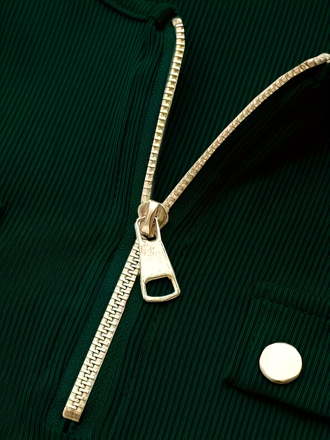 Priscilla | Ribbed Zip-Neck Top