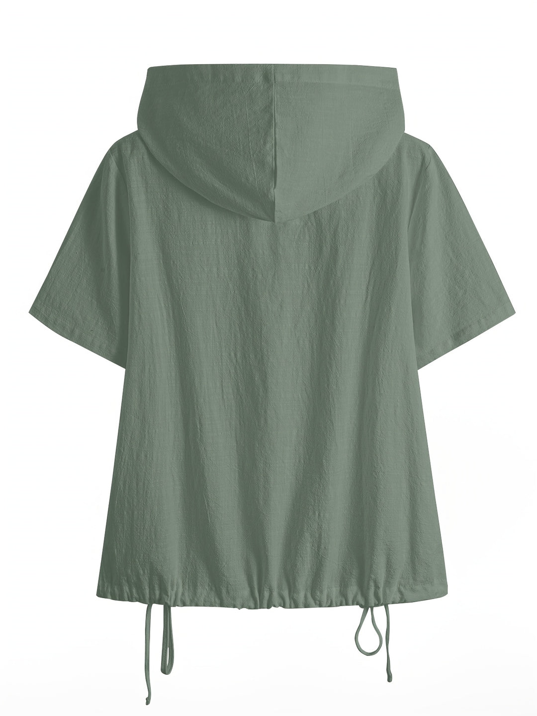 Lena | Relaxed Hooded Drawstring Top