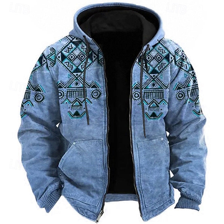 Elias | Heritage Patterned Hooded Jacket