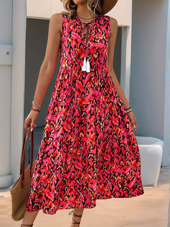 Lissette | Stylish Sleeveless Bohemian Fringed Dress