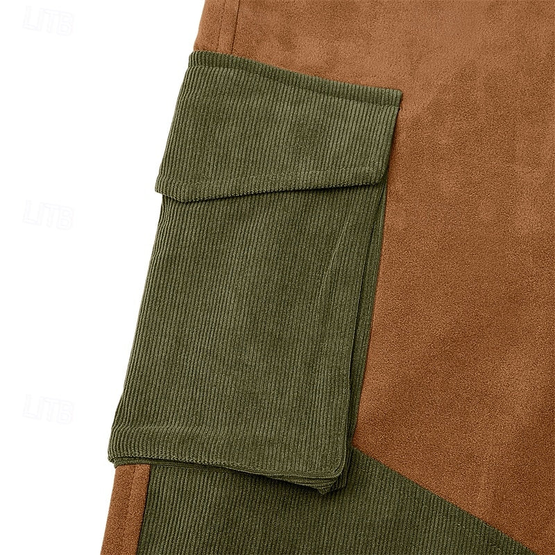 Hollis | Rugged Panelled Cargo Pants