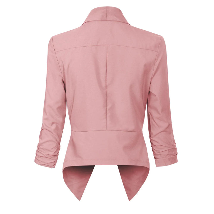 Vera | Open-Front Draped Blazer